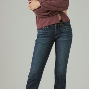 🌼 4/$20 Lucky Brand Mid Rise Sweet Crop Jeans Size 26 (2)